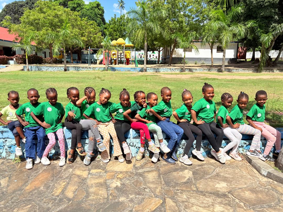 Our girls enjoying a sunny day on campus