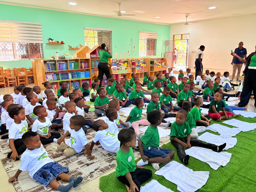 Story time in the school library